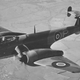 The Gloster Meteor with turboprop engines. Note the added stabilizers on the tail, and the feathered number 2 engine. (Author unknown)